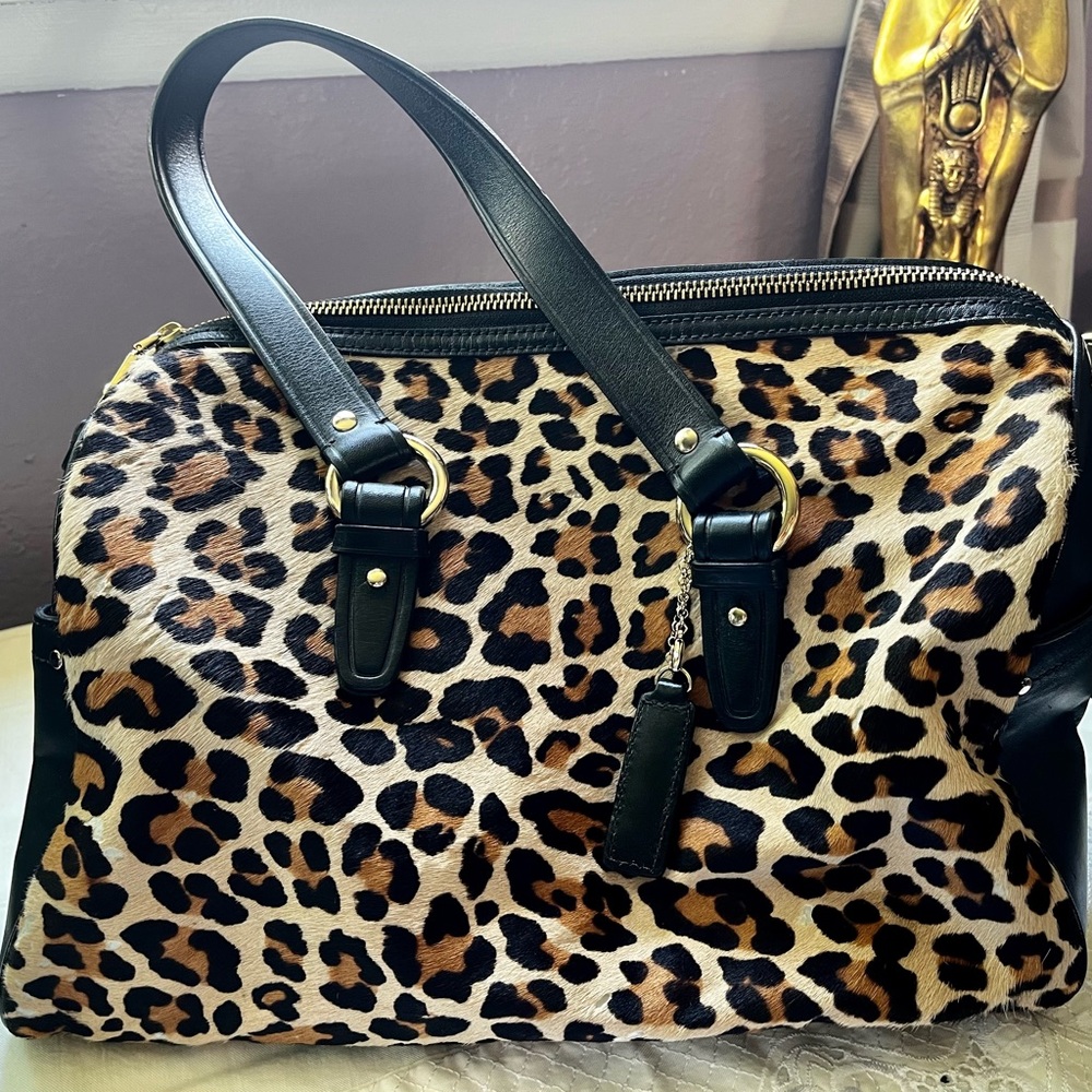 Cole Haan Leopard Satchel